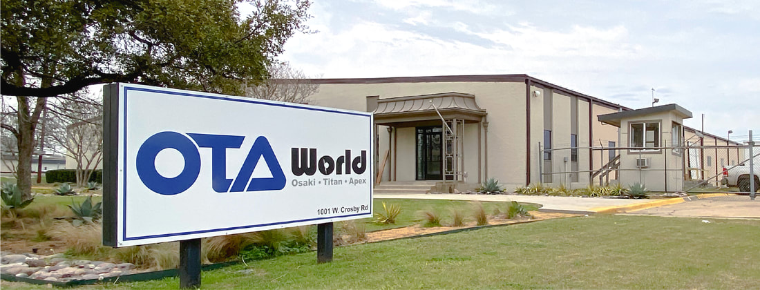OTA World headquarters exterior sign